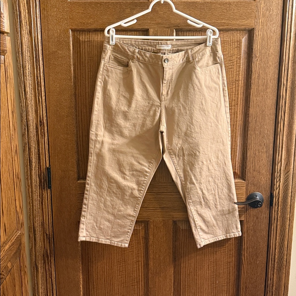 Coldwater Creek Natural Fit Beige Pants
